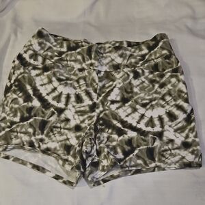 INC International Concepts Black and White Athletic Shorts